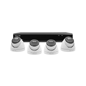 ESP RHD8KD4W4TB Rekor HD 8 Channel HD 4TB 4x White Dome Camera Kit