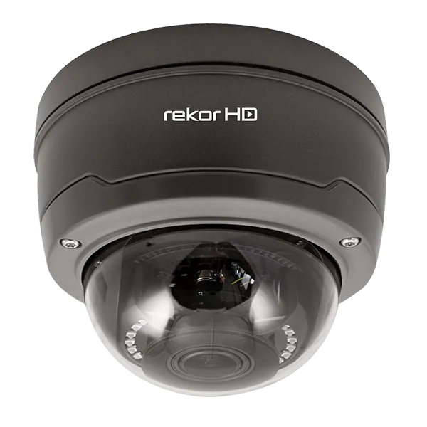 ESP RHDC2812VFDGAV Rekor HD 2.8-12mm Lens 2MP HD Varifocal Anti Vandal Dome Camera Grey
