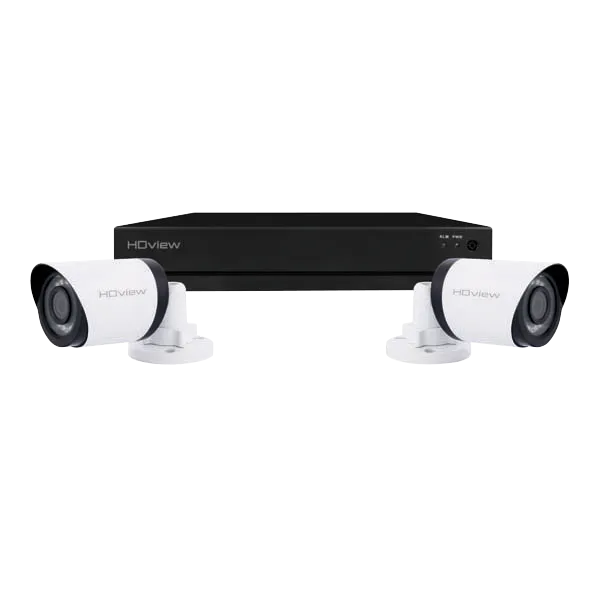 ESP SHDV4KB2W HDview 4MP Super HD 4 Channel 500GB 2x White Bullet Camera Kit