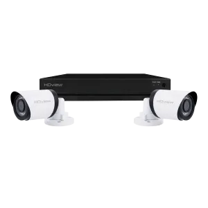 ESP SHDV4KB2W HDview 4MP Super HD 4 Channel 500GB 2x White Bullet Camera Kit