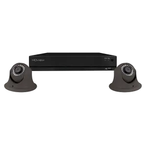 ESP SHDV4KD2G2TB HDview 4MP Super HD 4 Channel 2TB 2x Grey Dome Camera Kit