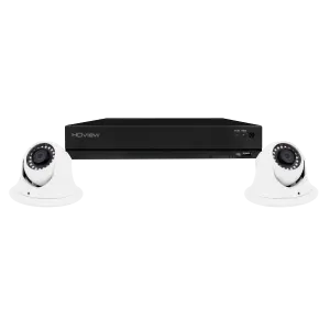 ESP SHDV4KD2W1TB HDview 4MP Super HD 4 Channel 1TB 2x White Dome Camera Kit