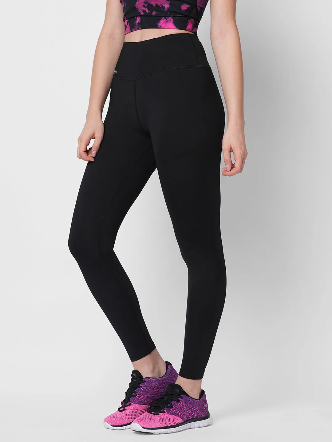Everyday high waist core black tights