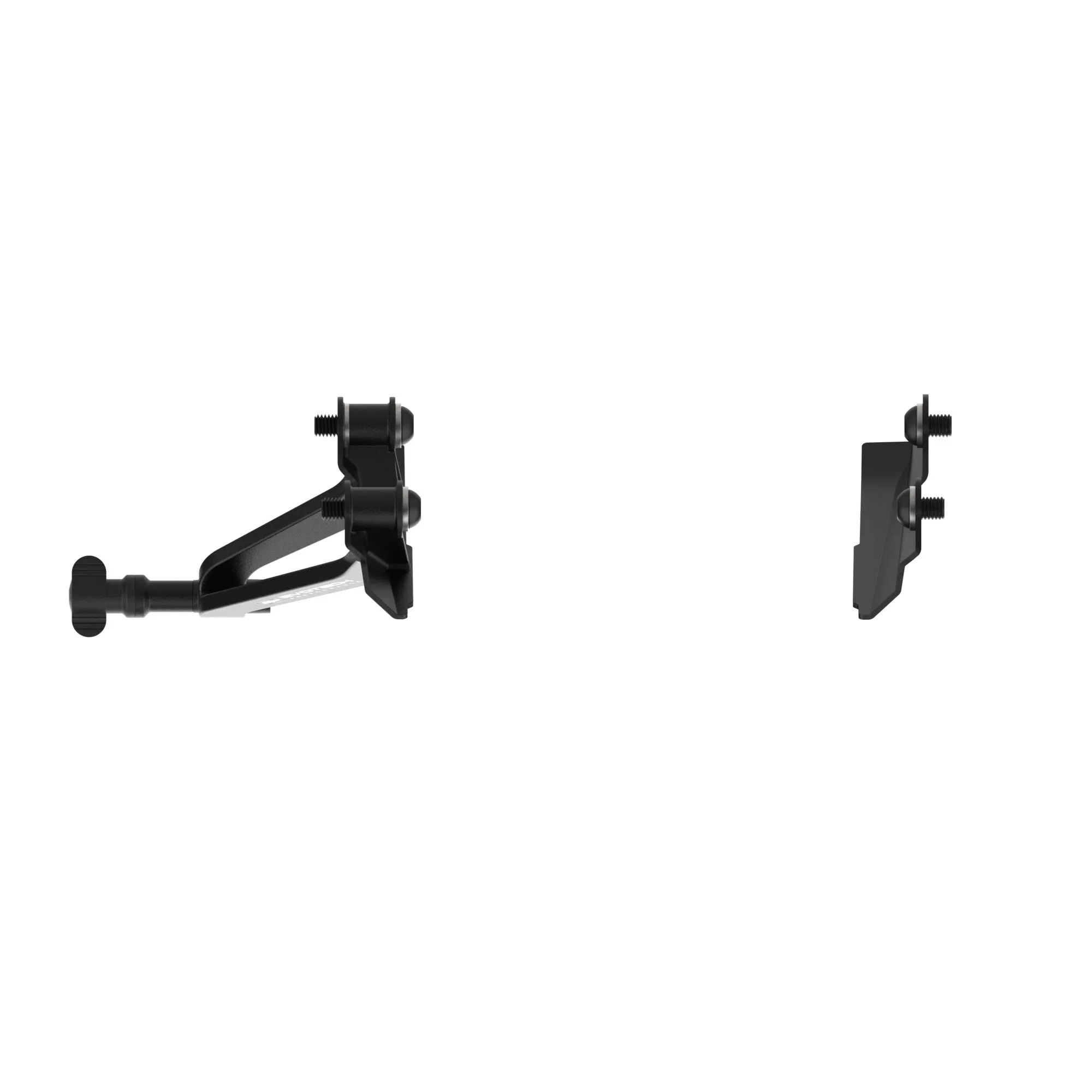 Evotech Footpeg Rear facing Action Camera / Pillion Peg Cover Mount  -  Triumph Street Triple 765 R (2023 ) (Right-hand Side)