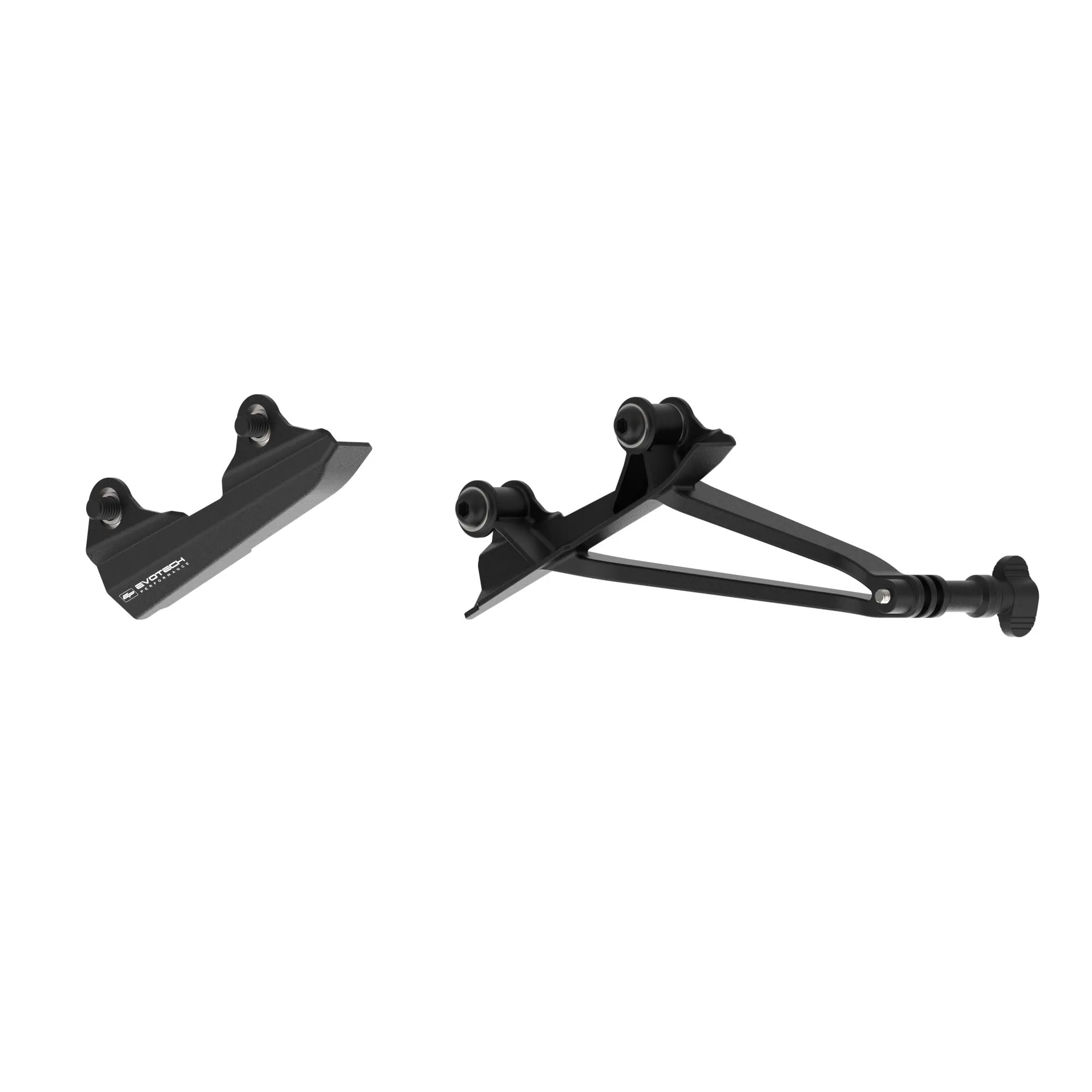 Evotech Footpeg Rear facing Action Camera / Pillion Peg Cover Mount  -  Triumph Street Triple 765 R (2023 ) (Right-hand Side)