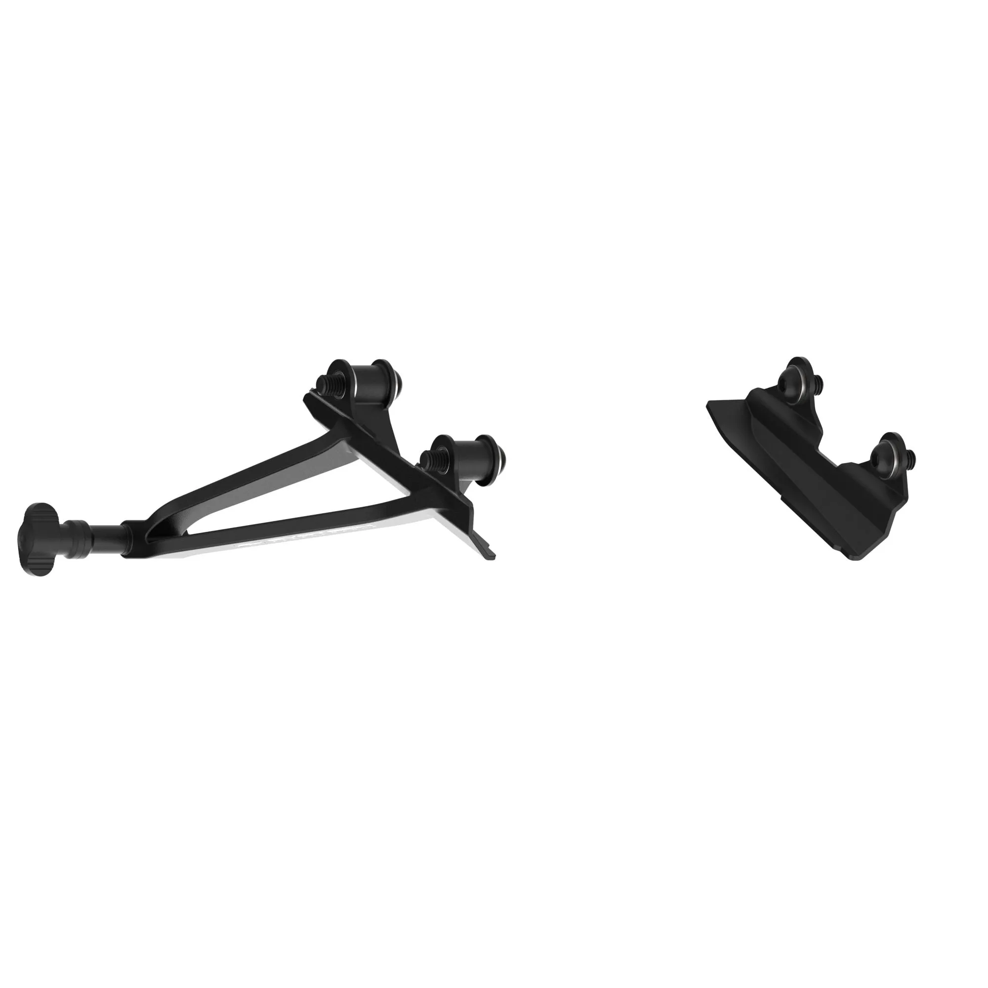 Evotech Footpeg Rear facing Action Camera / Pillion Peg Cover Mount  -  Triumph Street Triple 765 R (2023 ) (Right-hand Side)