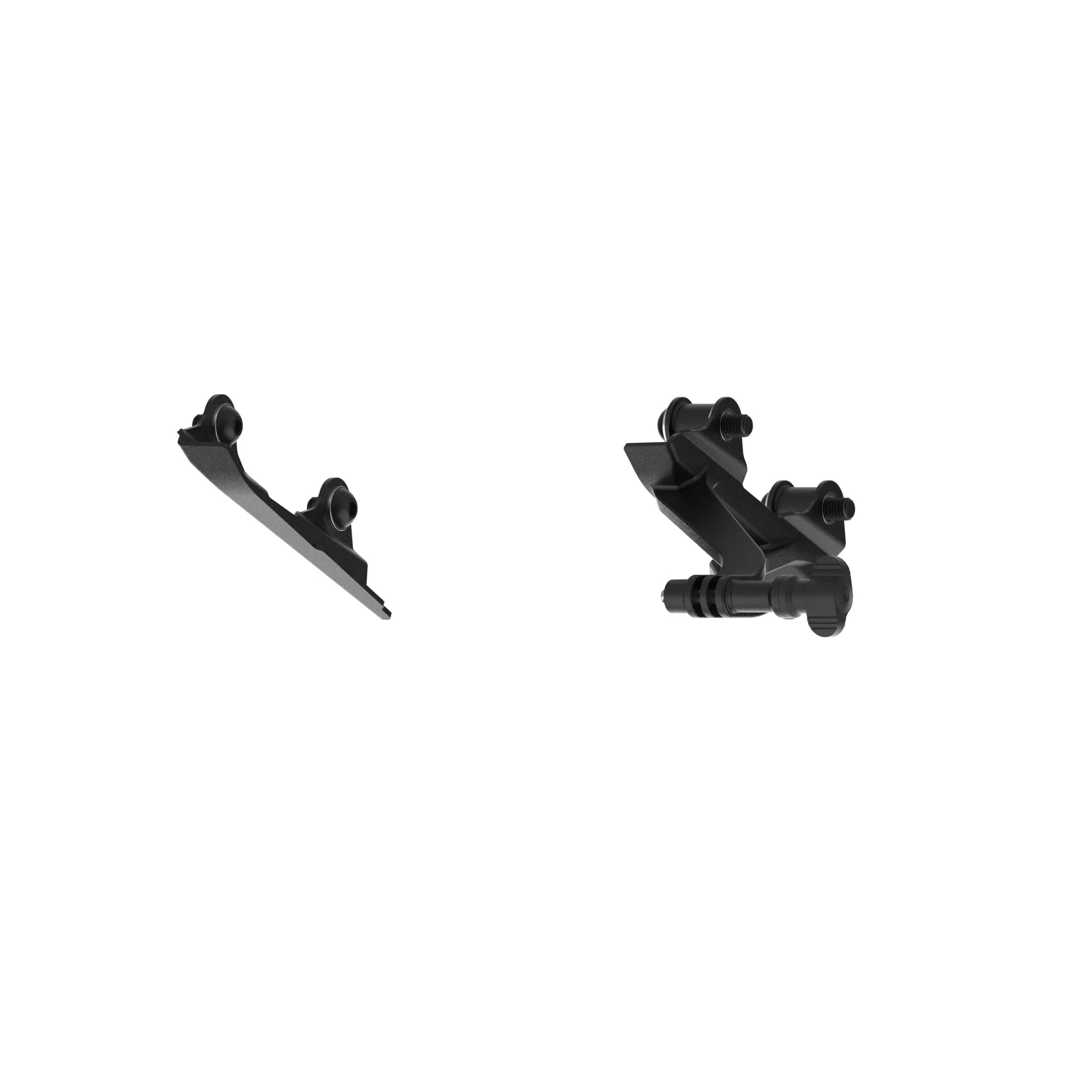 Evotech Footpeg Rear facing Action Camera / Pillion Peg Cover Mount  -  Triumph Street Triple 765 R (2023 ) (Right-hand Side)