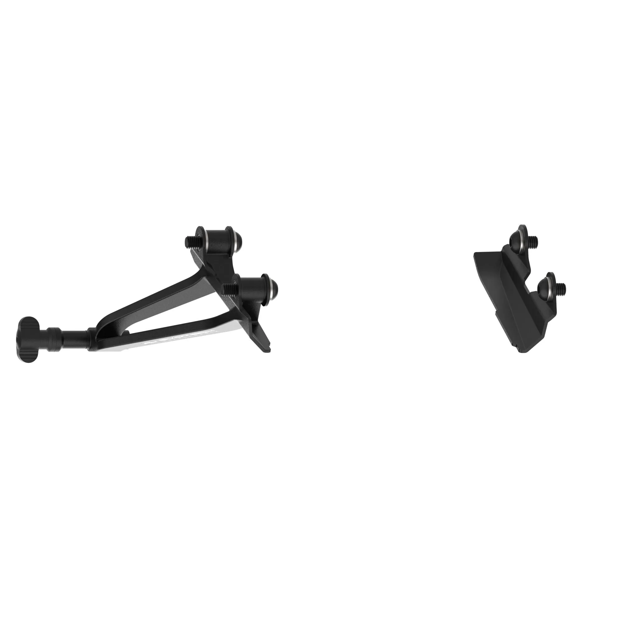 Evotech Footpeg Rear facing Action Camera / Pillion Peg Cover Mount  -  Triumph Street Triple 765 R (2023 ) (Right-hand Side)