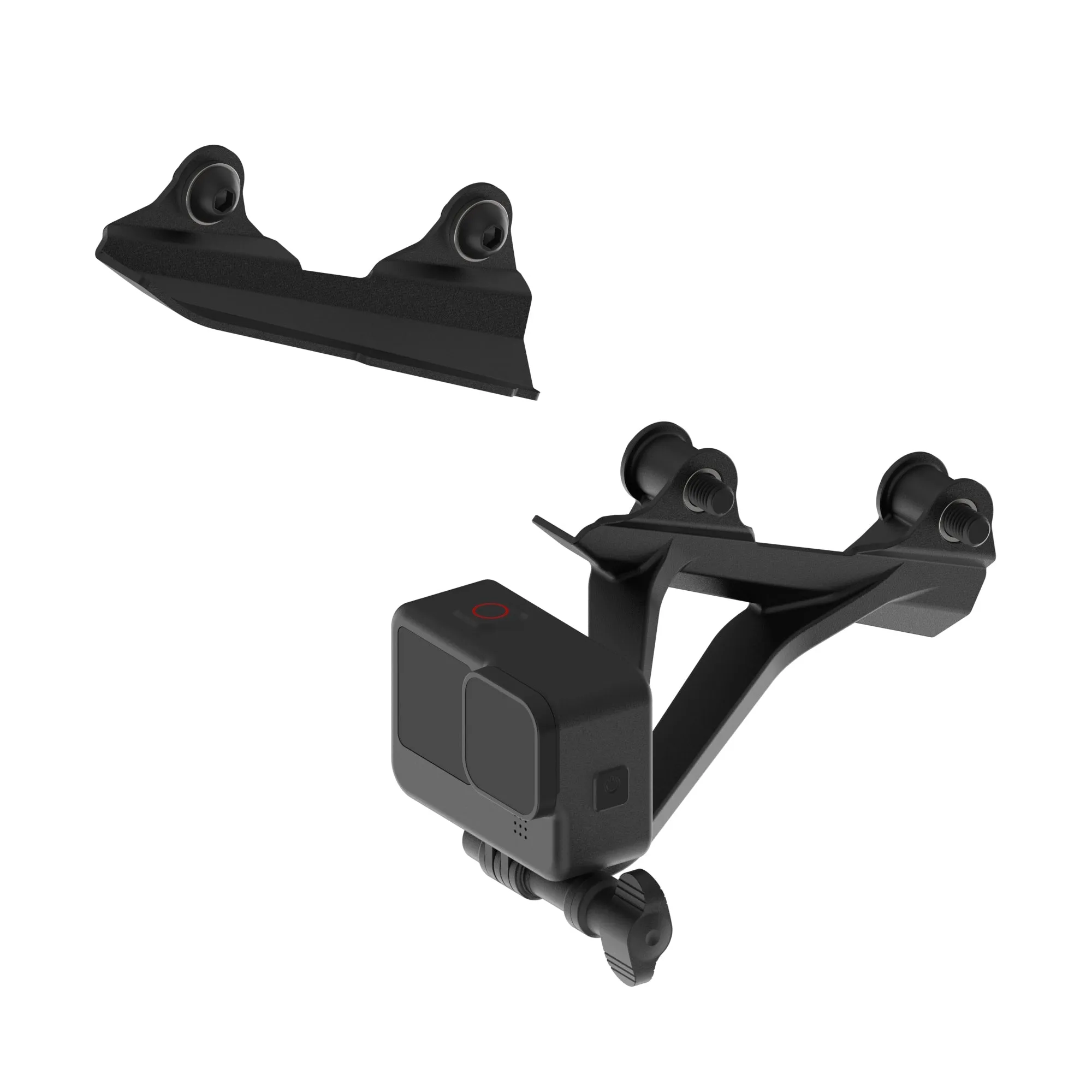 Evotech Footpeg Rear facing Action Camera / Pillion Peg Cover Mount  -  Triumph Street Triple 765 R (2023 ) (Right-hand Side)