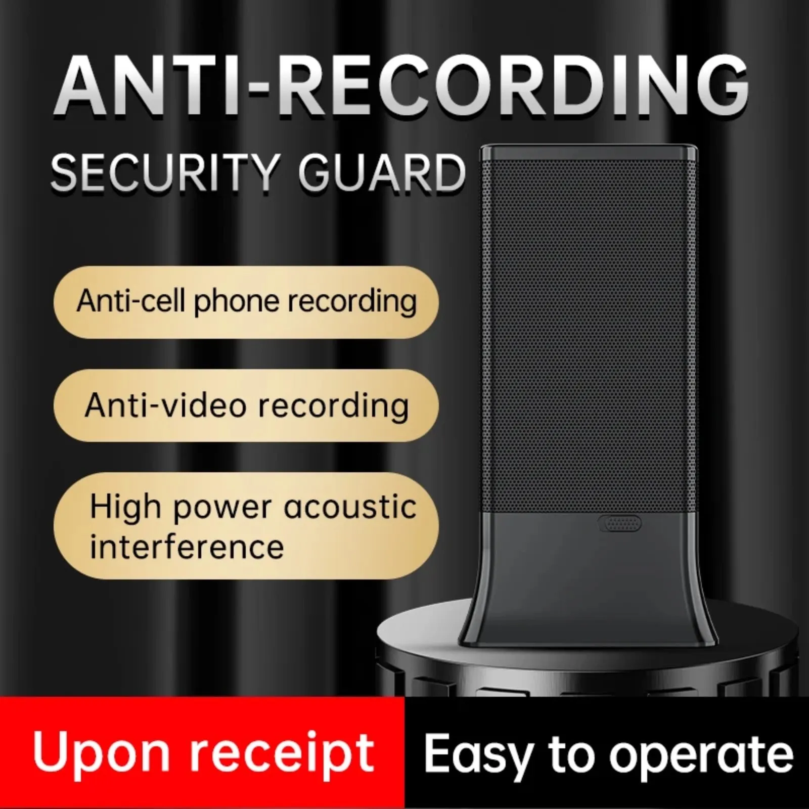 F-12 Anti Recording Monitoring Eavesdropping Ultrasound Microphone Prevention Guard