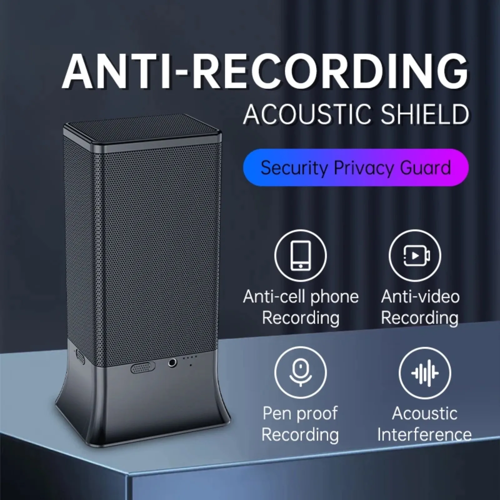 F-12 Anti Recording Monitoring Eavesdropping Ultrasound Microphone Prevention Guard