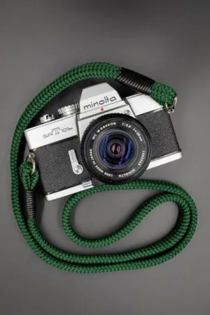 Flat Forest Green Acrylic Camera Strap SE