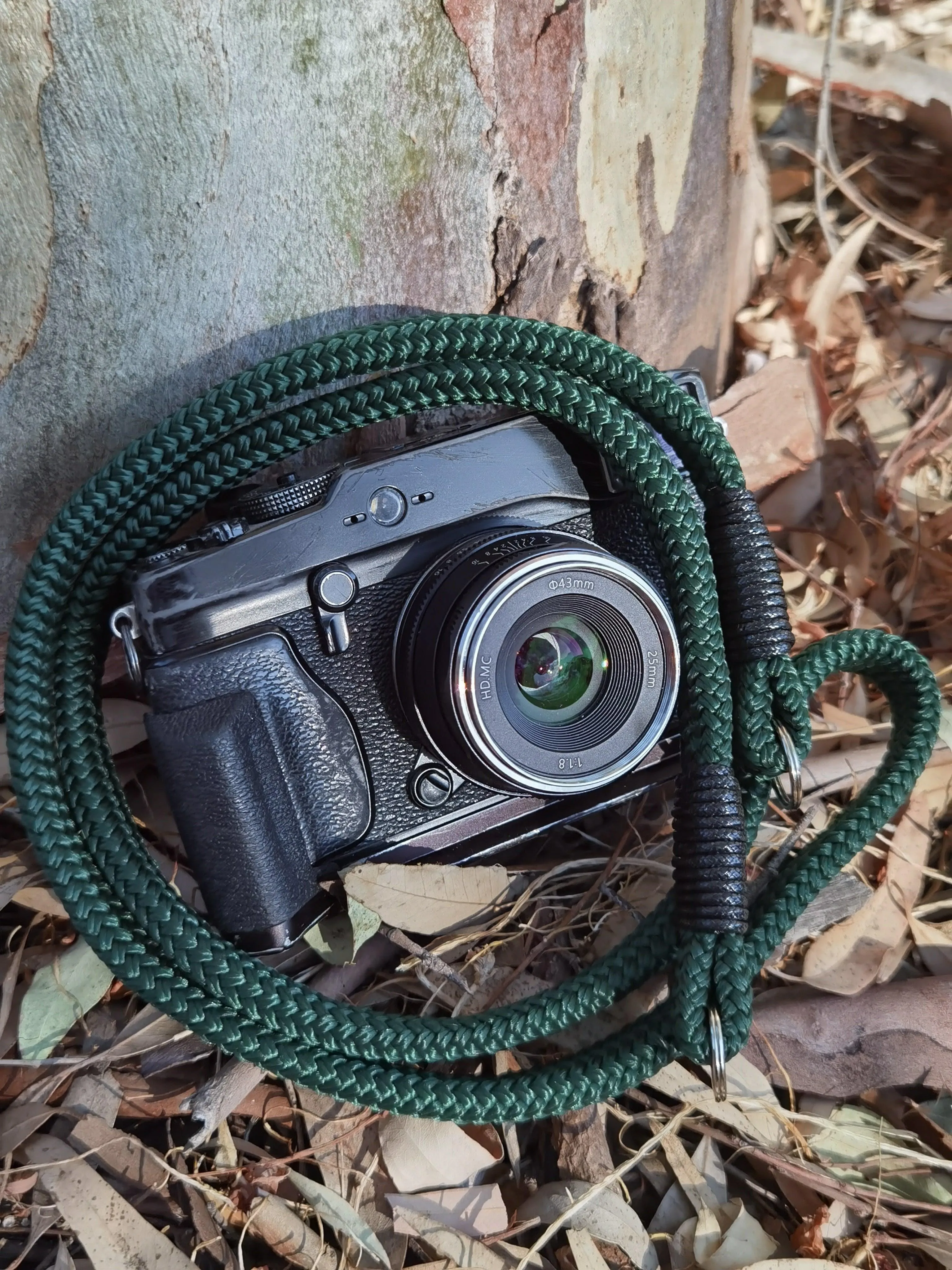 Flat Forest Green Acrylic Camera Strap SE