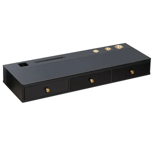 Floating Shelf With Drawer, Multi-Purpose Wall-Mounted Vanity Table,