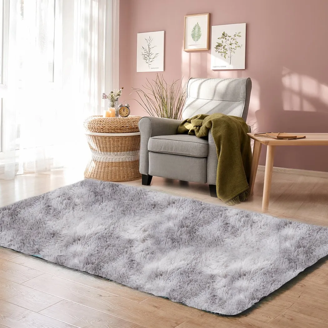 Floor Rug Shaggy Rugs Soft Large Carpet Area Tie-dyed Mystic 80x120cm