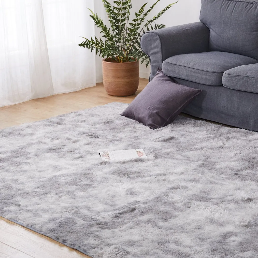 Floor Rug Shaggy Rugs Soft Large Carpet Area Tie-dyed Mystic 80x120cm