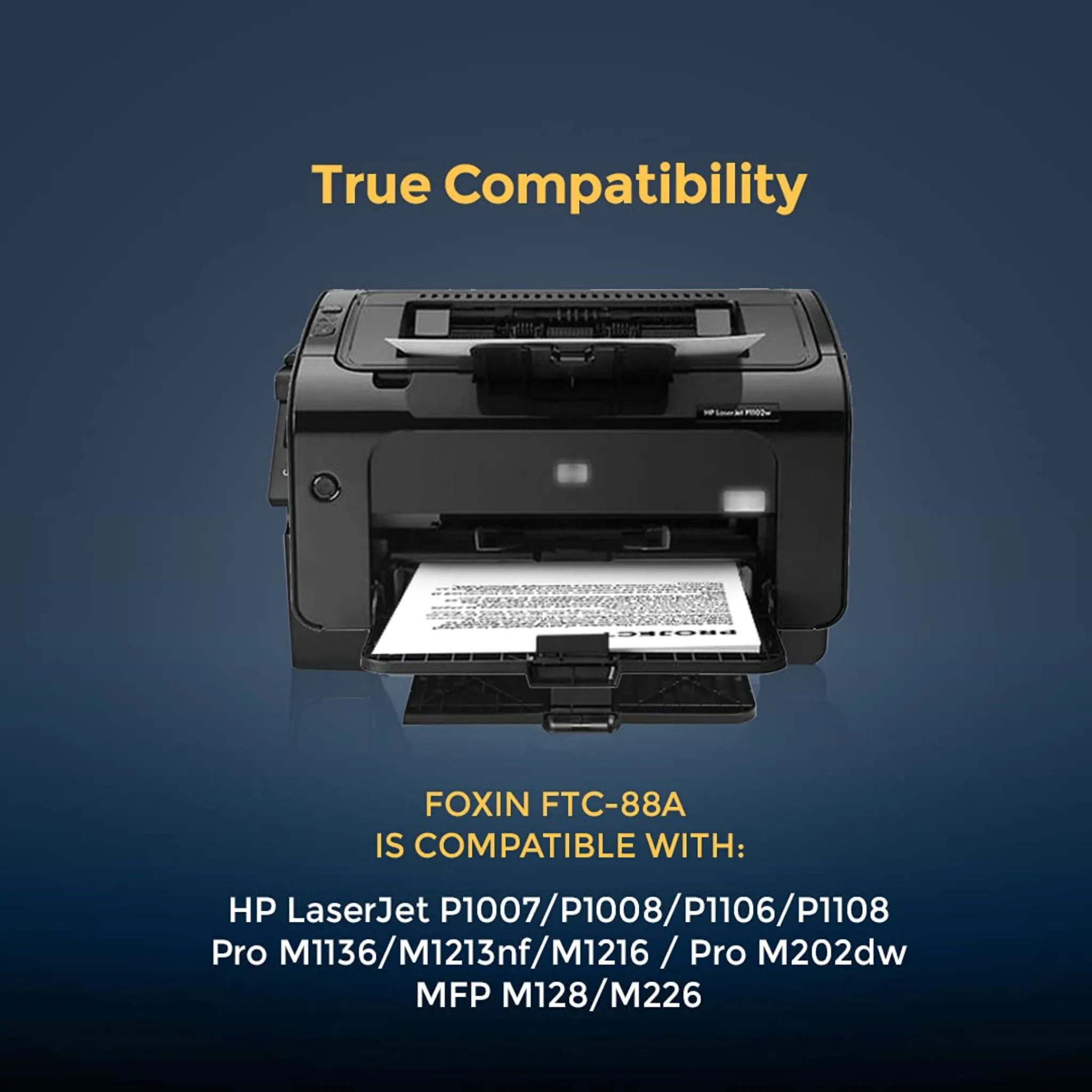 Foxin FTC 12A Laser Toner Cartridge Compatible with 1020, M1005,1018,1010,1012,1015,1020plus,1022,3015,3020,3030,3050,3052,3055