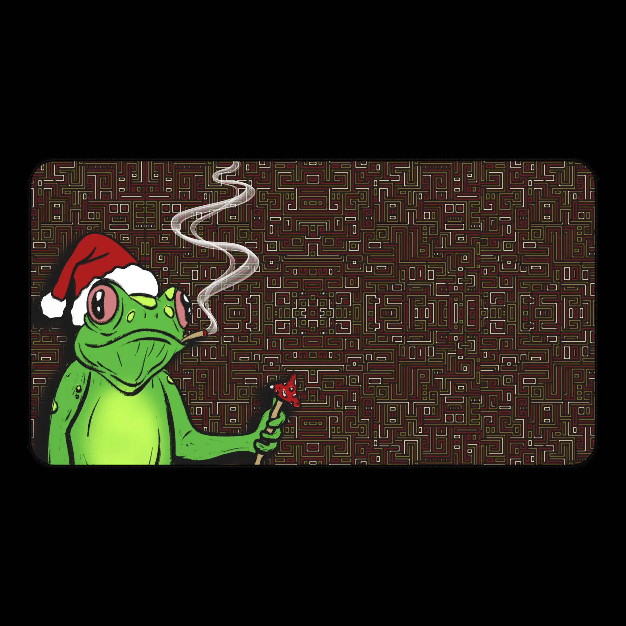 Froggy Clause Desk Mat