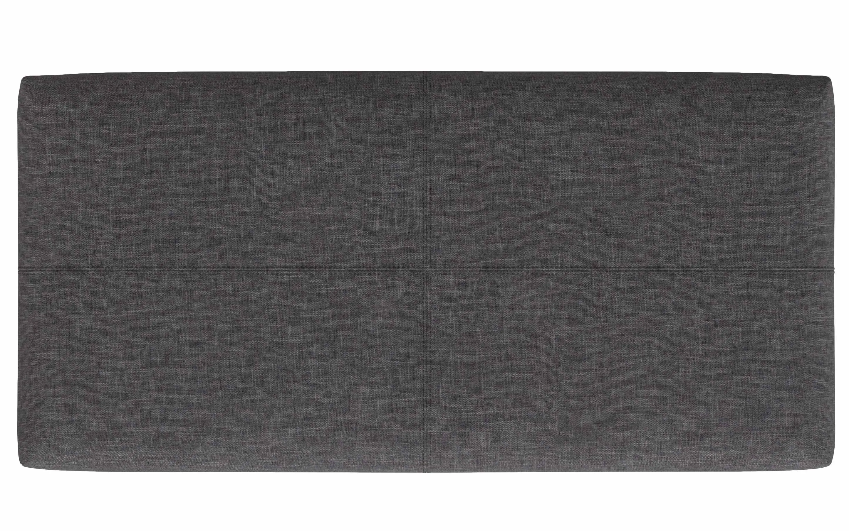 Gabbie Rectangular Storage Ottoman in Linen