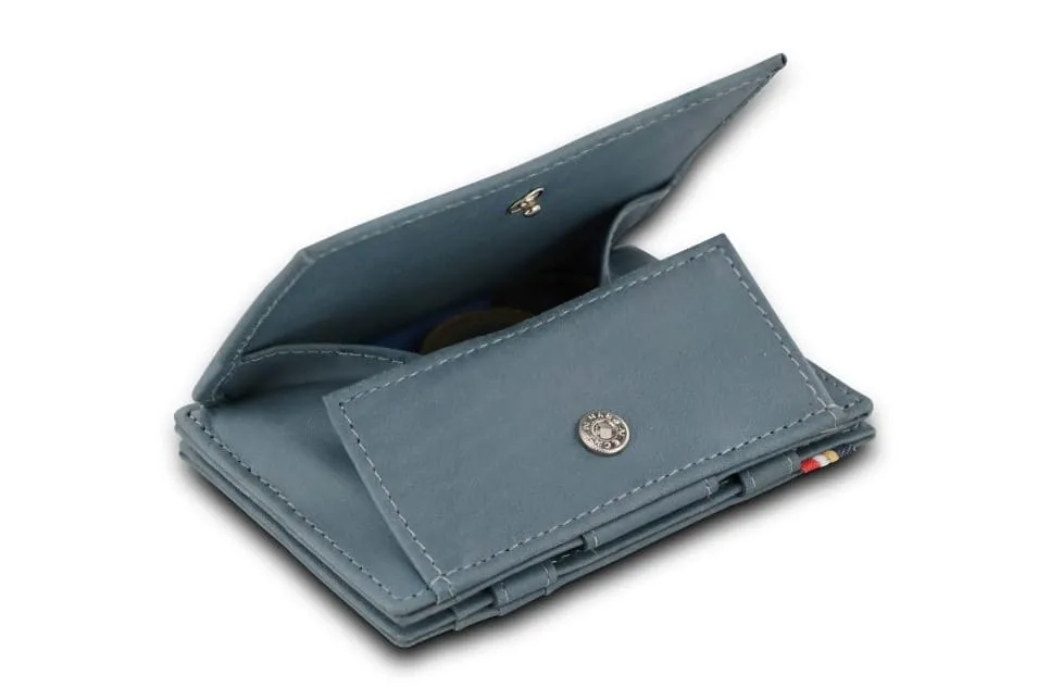 Garzini RFID Leather Magic Coin Wallet Vintage
