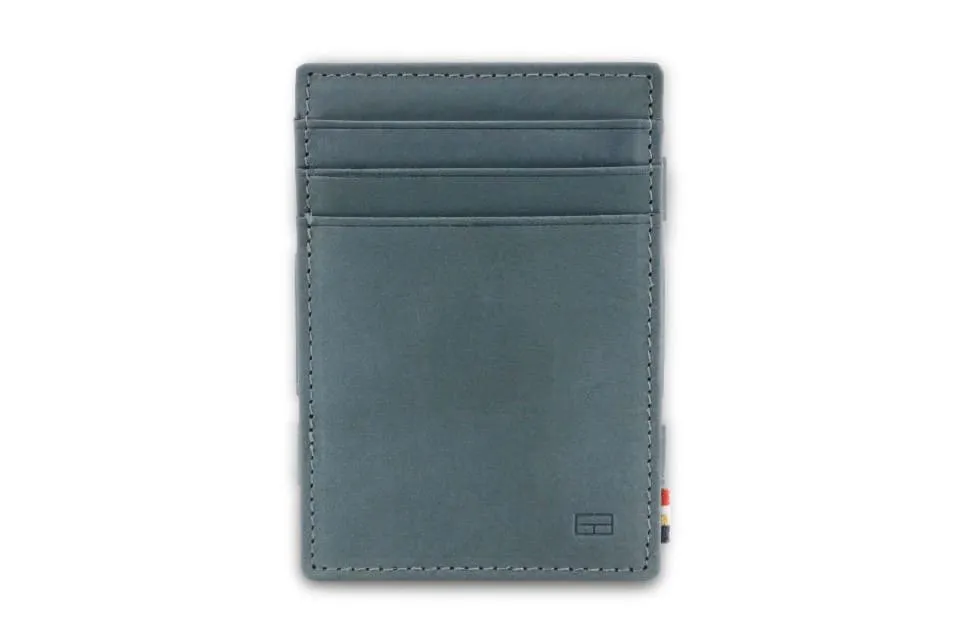 Garzini RFID Leather Magic Coin Wallet Vintage
