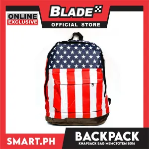 Gifts Backpack Bag Knapsack Memctotem 8016 (American Flag Design)