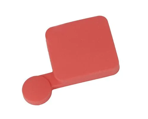 GoPro Lens Protective Silicone Cap for Hero 3  Camera Housing - Red