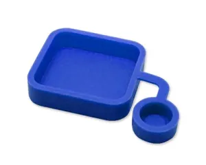GoPro Soft Silicone Lens Cover Cap for Hero 3  Camera Housing - Blue