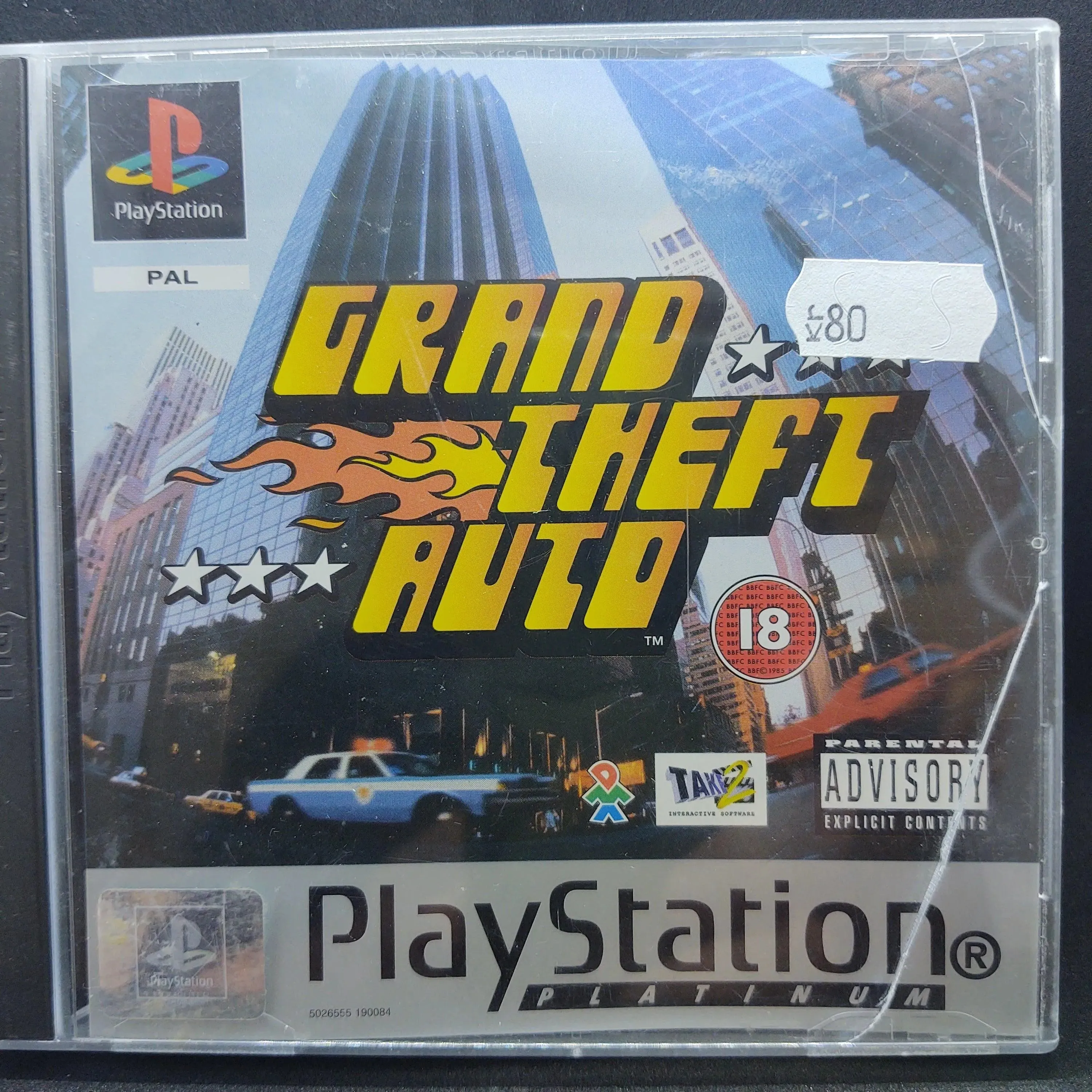 Grand Theft Auto (Platinum m. kosmetiske fejl)