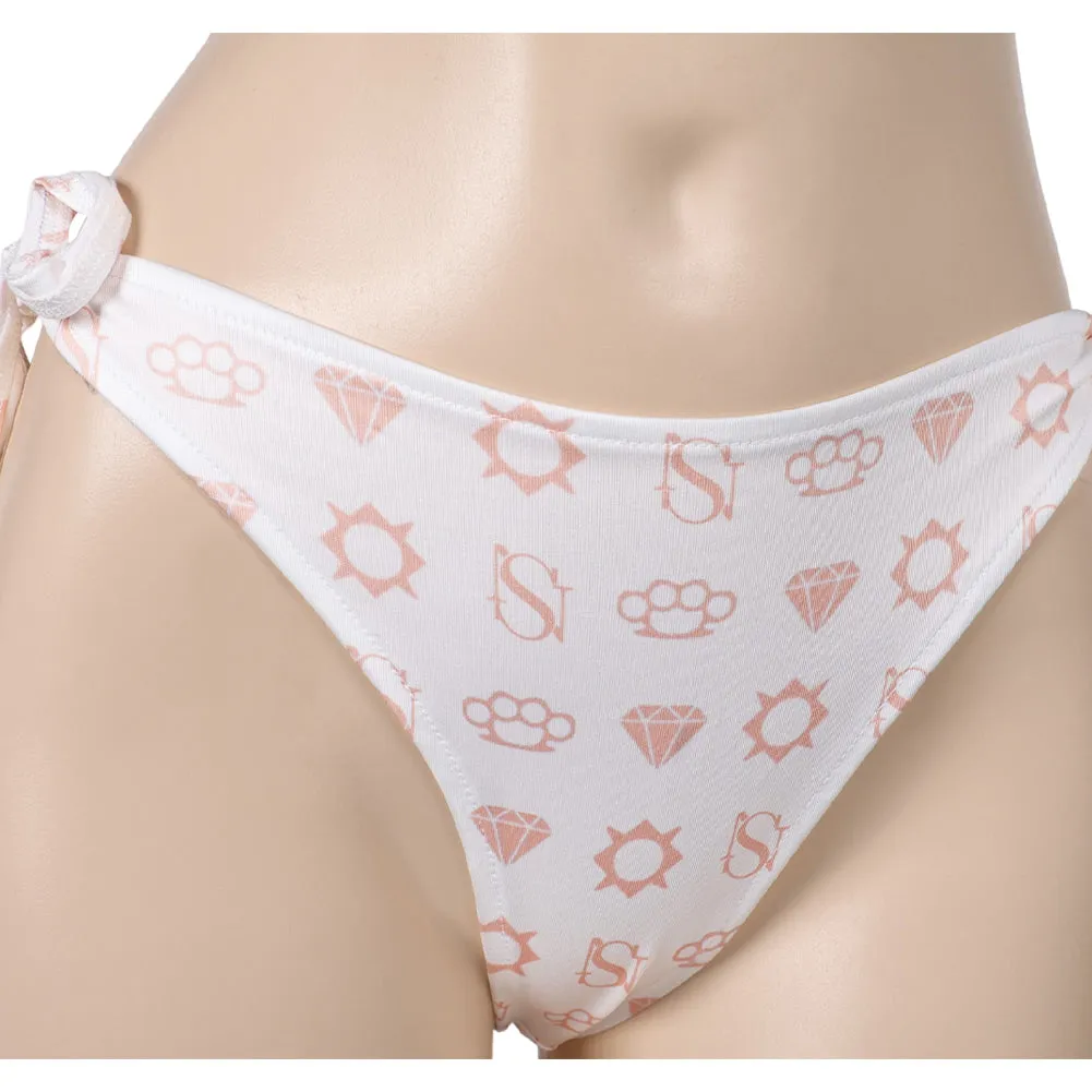 Grand Theft Auto VI Lucia GTA Game Character Original Sexy White Bikinis Swimsuit Swimwear Halloween Carnival Suit