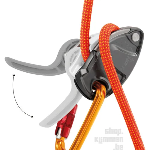 GriGri  - gray, belay device with anti-panic handle