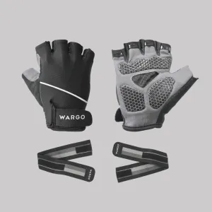 GUANTES PARA GYM CON MUÑEQUERA REMOVIBLE