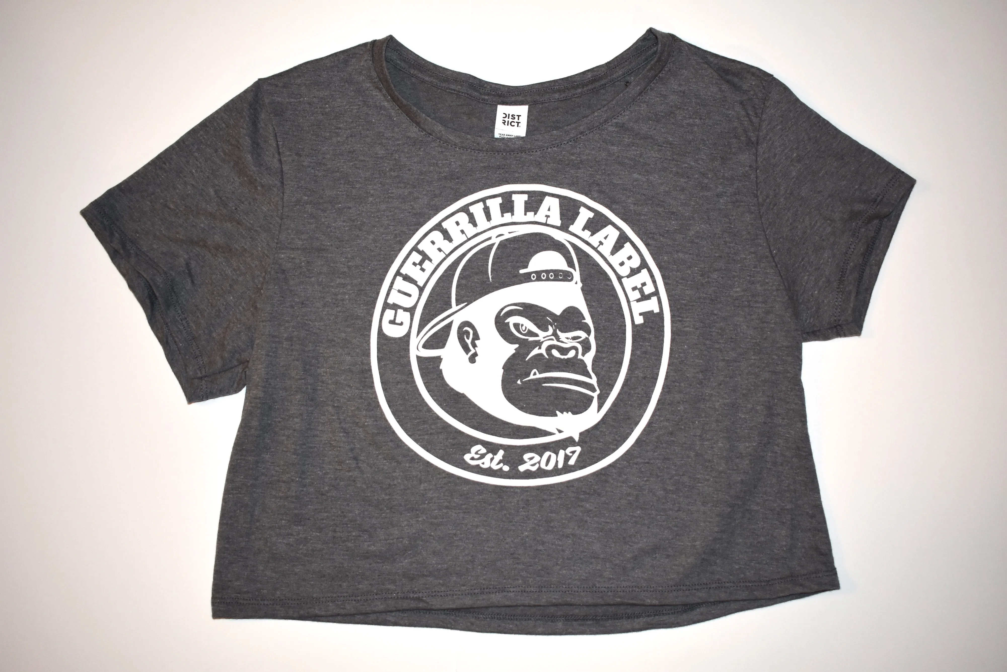 Guerrilla Women's Crop Top (Grey/White)