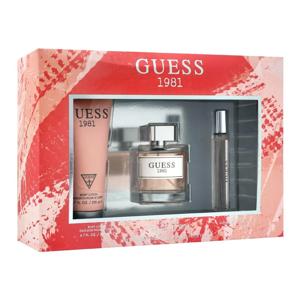 Guess 1981 Eau De Toilette Gift Set For Women |  Turkey |  Fragrance For Women.