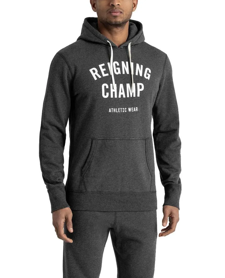 Gym Logo Pullover Midweight Terry Heather Charcoal