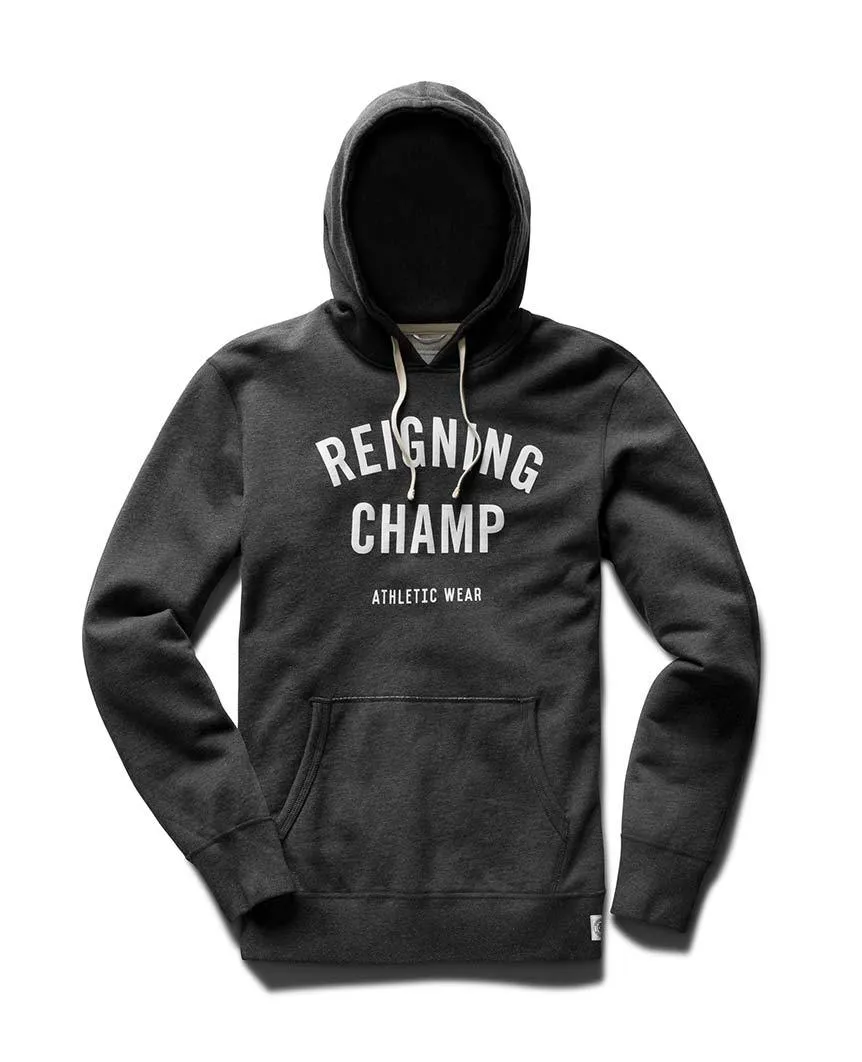 Gym Logo Pullover Midweight Terry Heather Charcoal