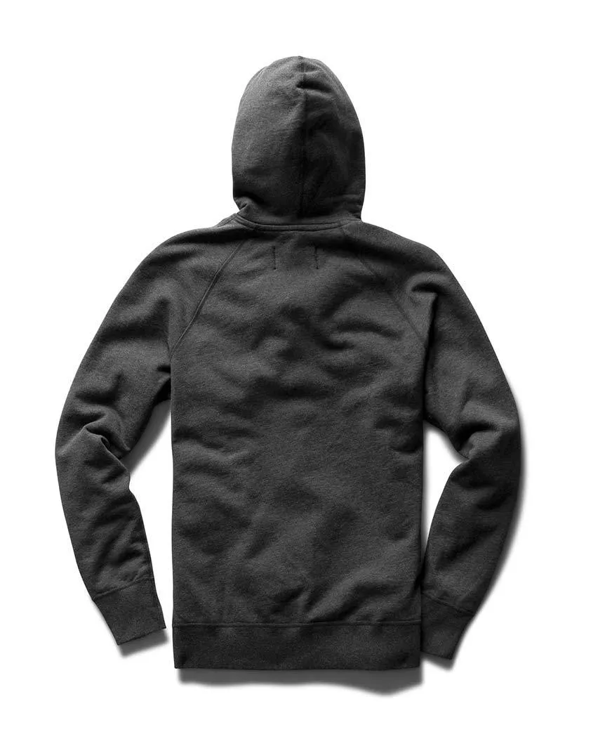 Gym Logo Pullover Midweight Terry Heather Charcoal