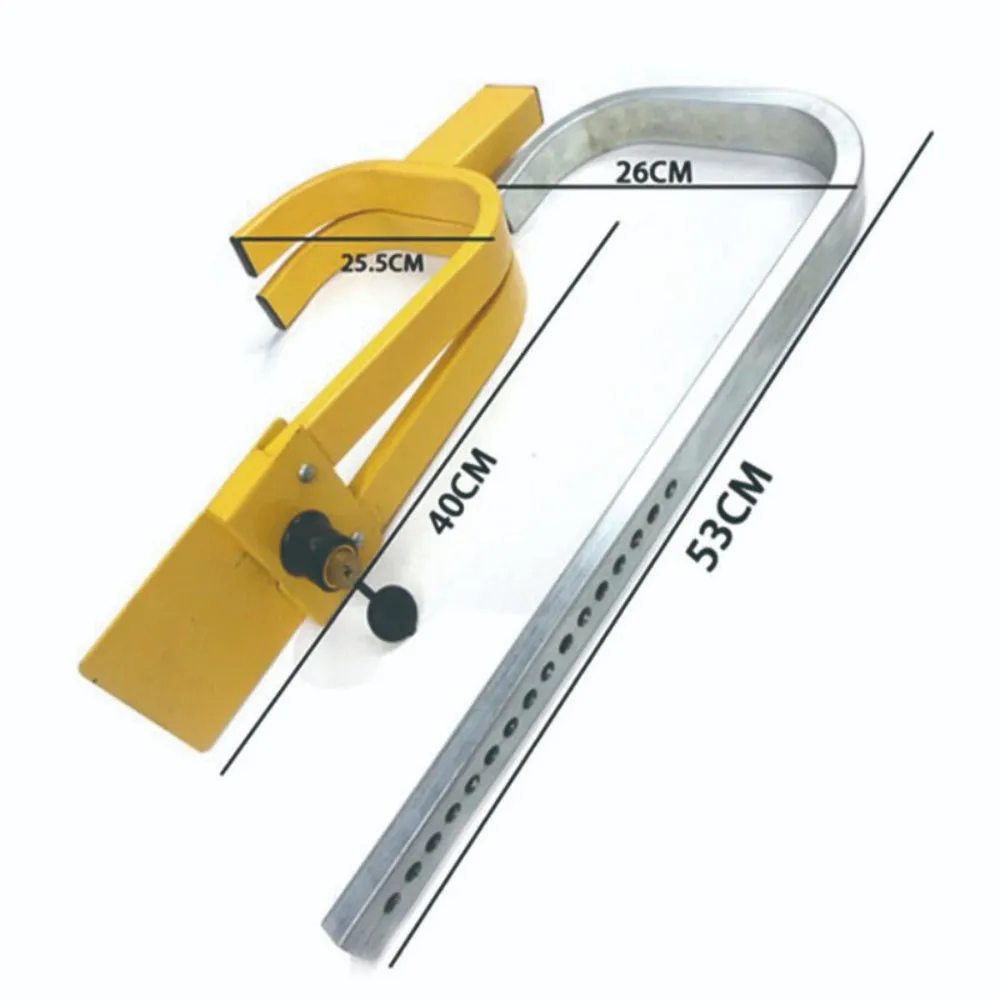 Heavy Duty Wheel Lock Clamp Anti-theft Vehicle Caravan Security 13''-15'' Wheel