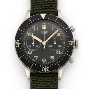 Heuer Bundeswehr Military Chronograph Watch Ref. 1550