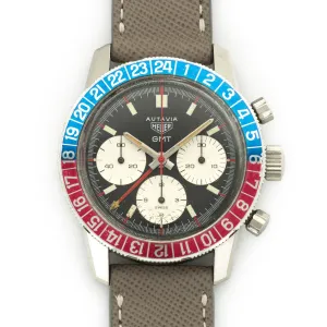 Heuer Stainless Steel Autavia GMT Ref. 2446