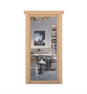 Hidden Alder Mirror Door