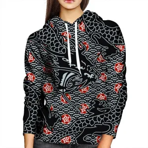 Hidden Dragon Womens Hoodie