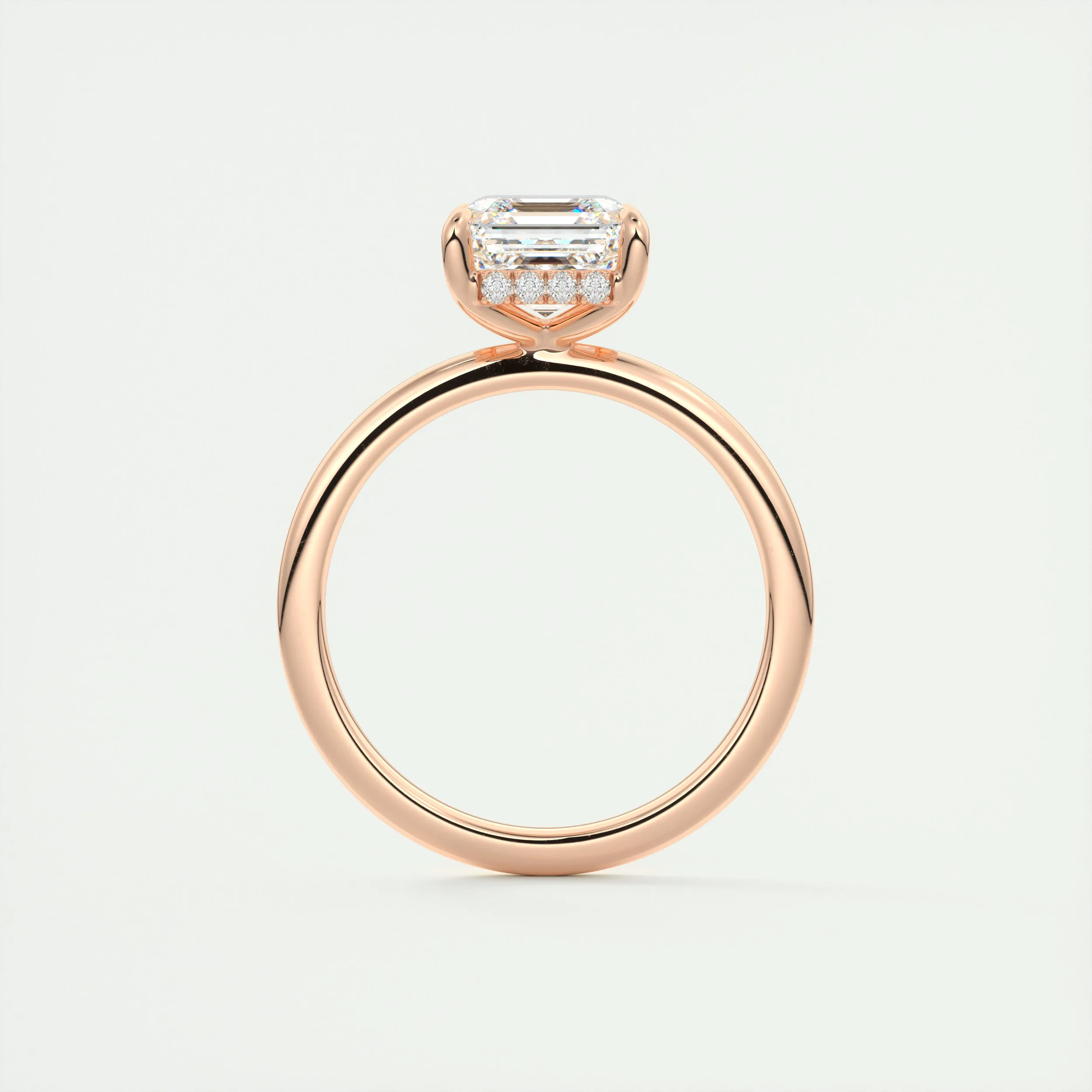 Hidden Halo | Asscher
