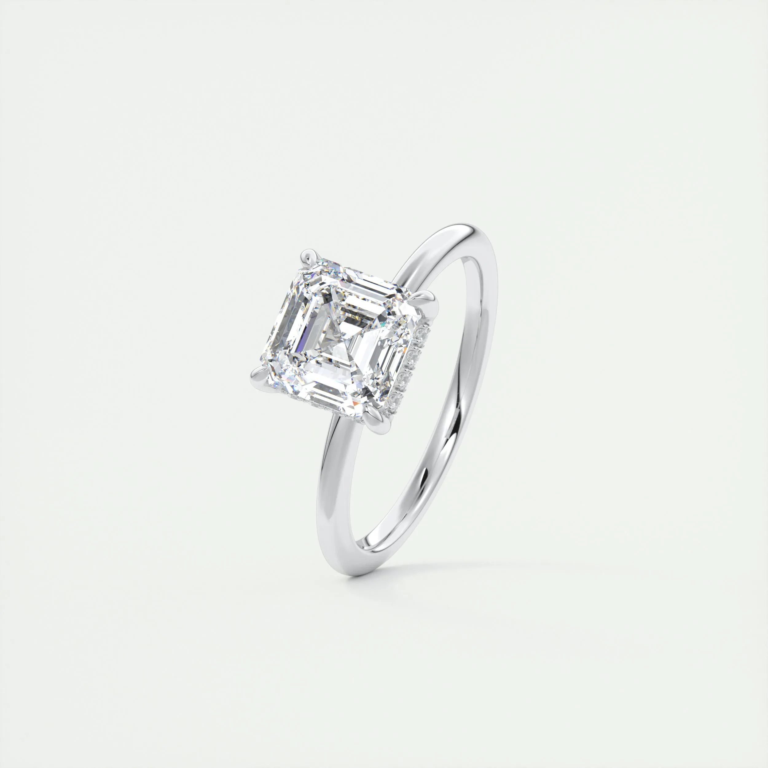 Hidden Halo | Asscher