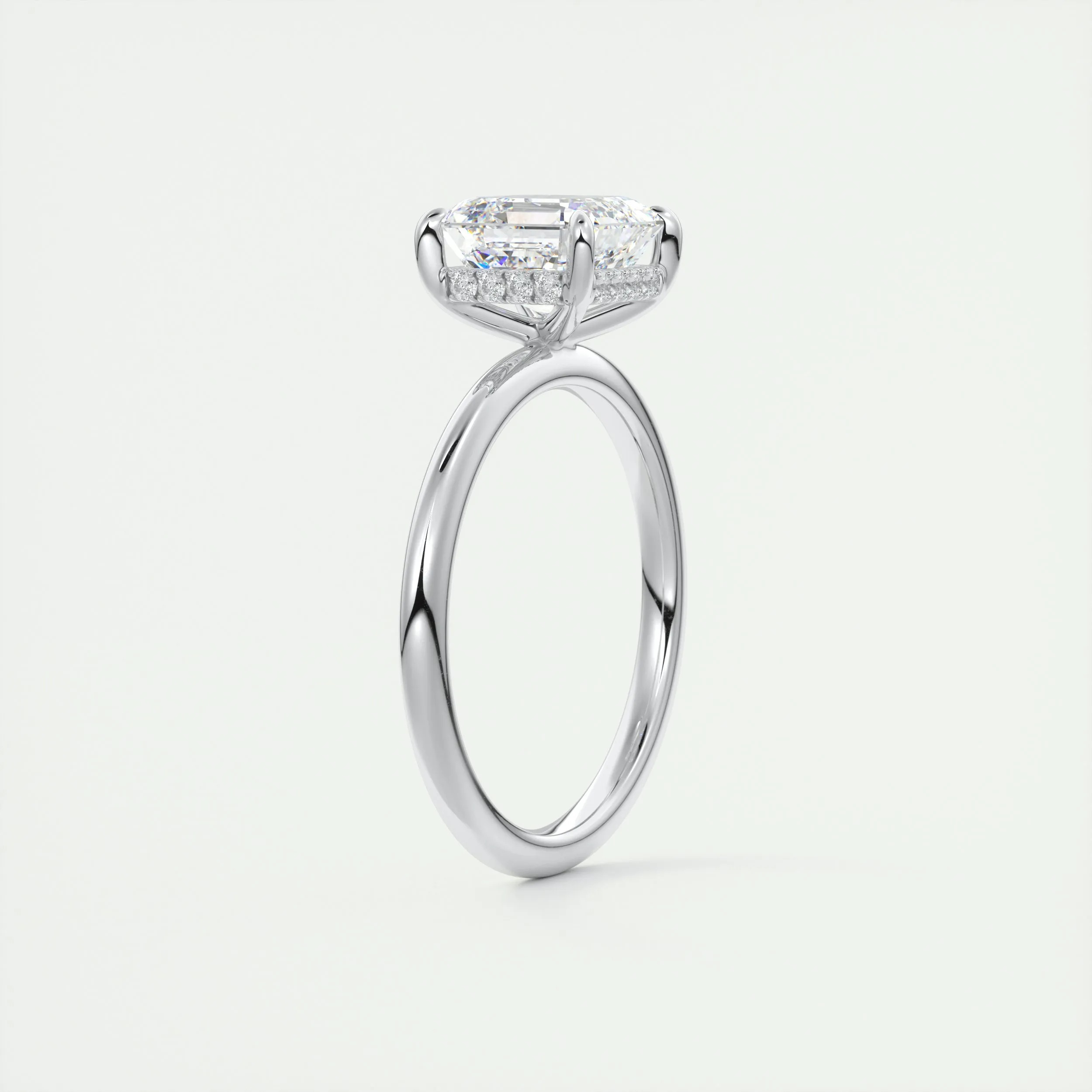 Hidden Halo | Asscher