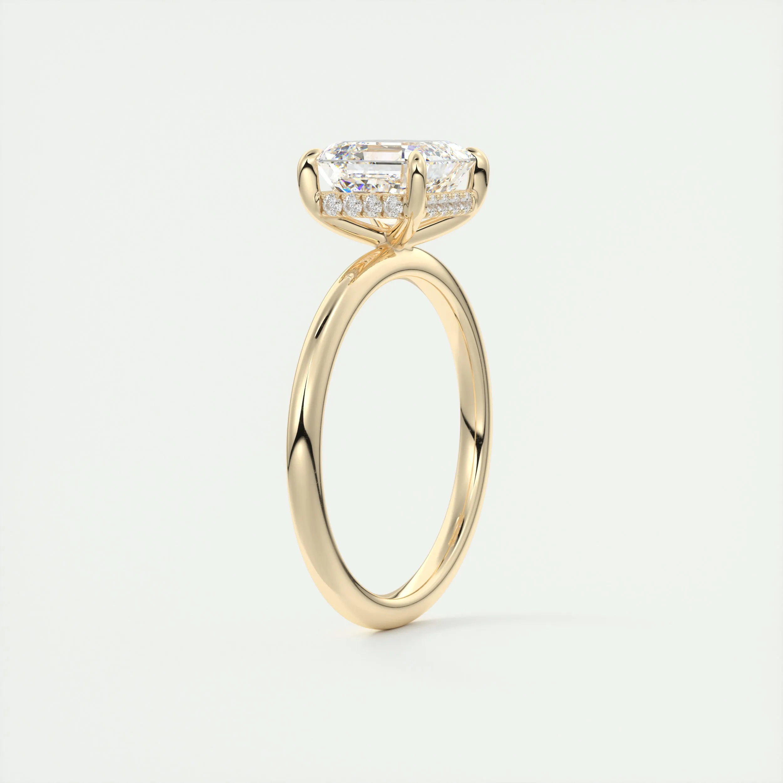 Hidden Halo | Asscher