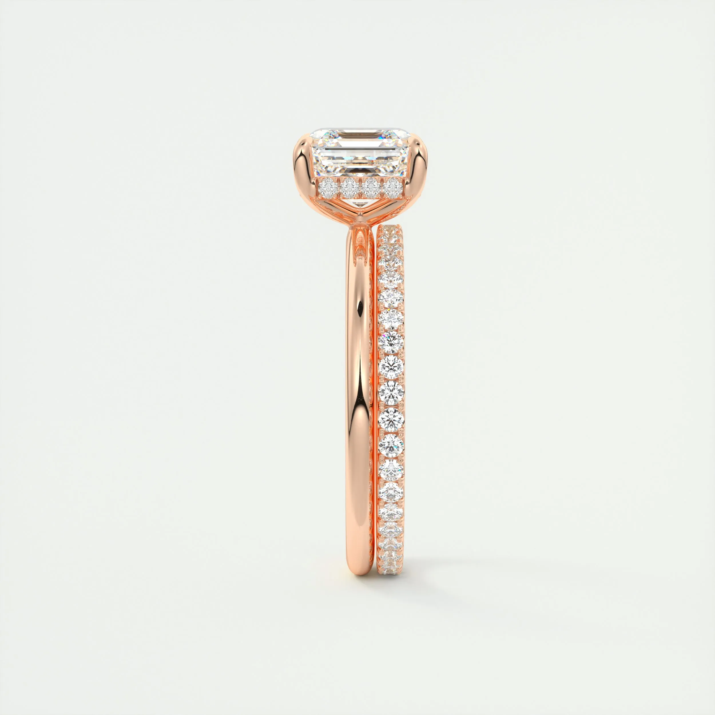 Hidden Halo | Asscher