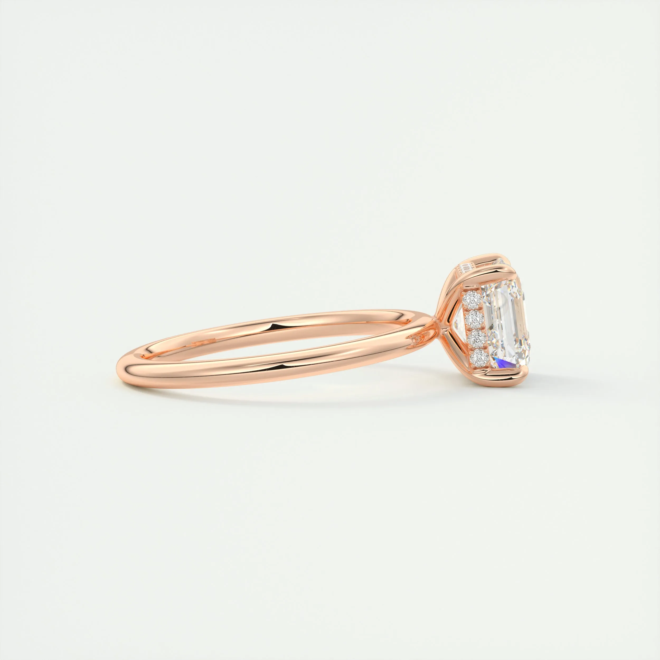 Hidden Halo | Asscher