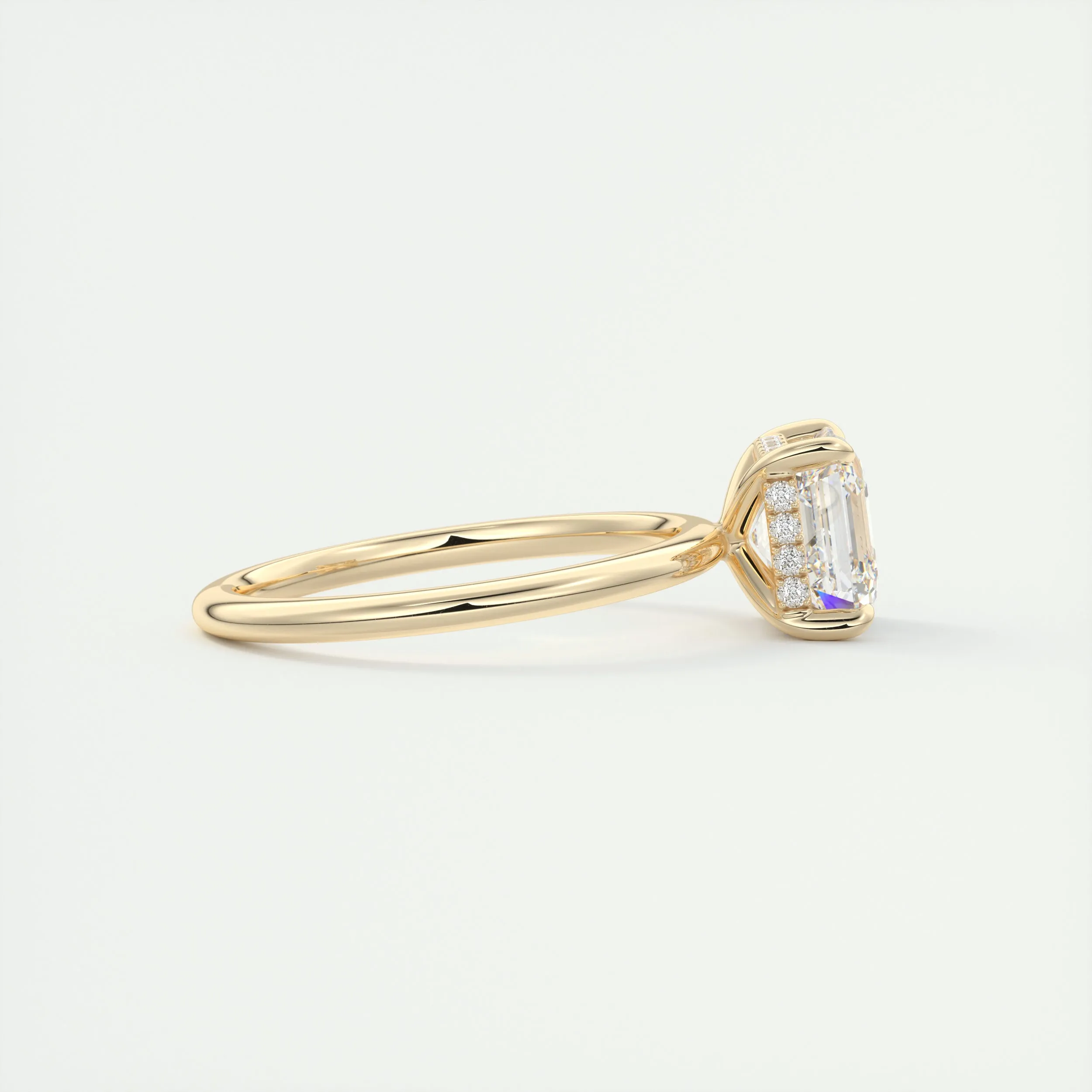 Hidden Halo | Asscher