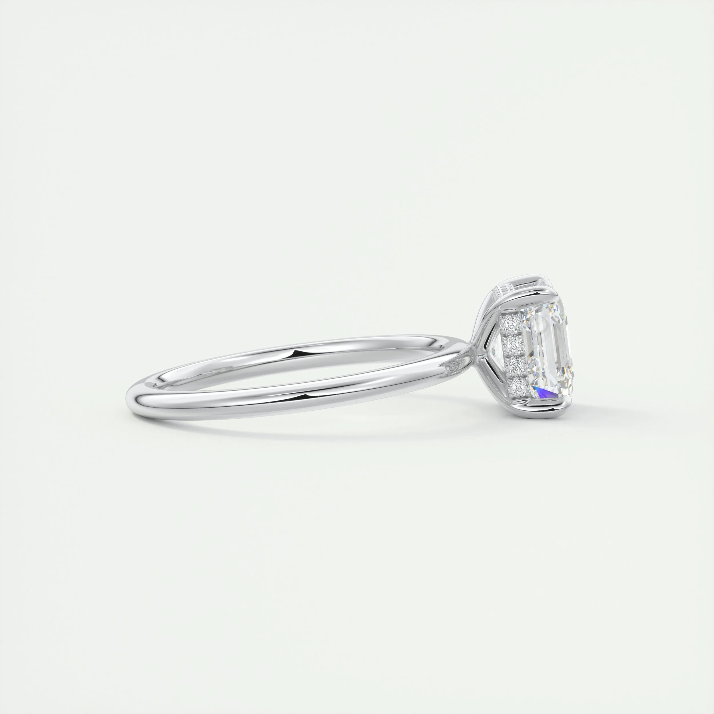 Hidden Halo | Asscher